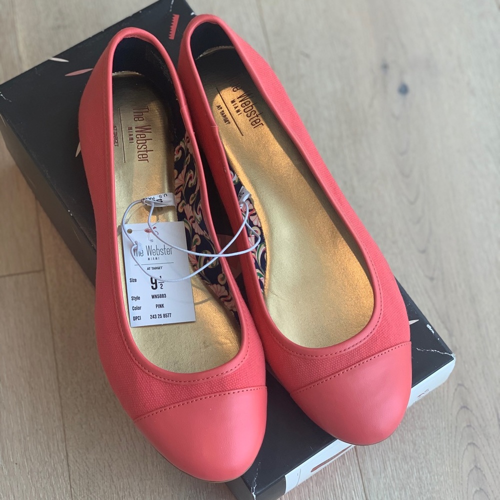 NWT. The Webster at Target - Ballet Flats in Pink